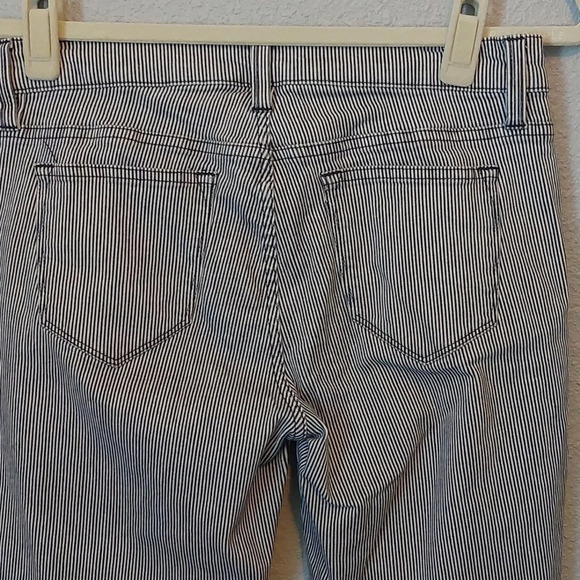 J.Crew Toothpick Railroad stripe Classic skinny jeans size 27 Preppy Casual - Picture 7 of 8